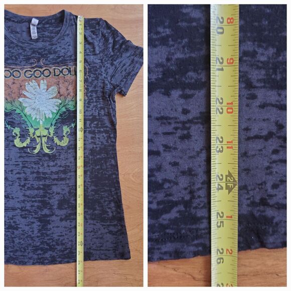 Goo Goo Dolls T Shirt Womens XL Gray Next Level Apparel Burnout Tee Rock Band - Picture 8 of 9